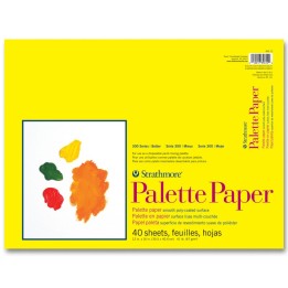 Strathmore 300 Series Palette Paper Pad, Tape Binding, 40 Sheet, 12x16 inch, 1 Count