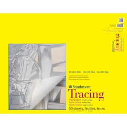 Strathmore 300 Series Tracing Pad, Tape Binding, 50 Sheet, 19x24 inch, 1 Count