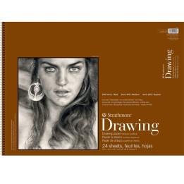 Strathmore 400 Series Drawing Paper Pad, 24 Sheet, 18x24 inch, 1 Count