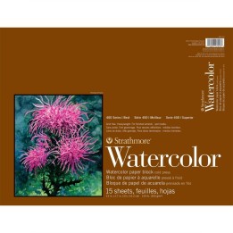 Strathmore 400 Series Watercolor Paper Block, 15 Sheet, 13x17 inch, 1 Count