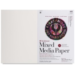 Strathmore 500 Series Mixed Media Paper Pack, 22" x 30", 4 Sheets