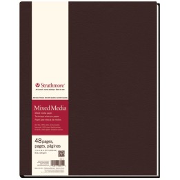 Strathmore 500 Series Art Journal Mixed Media Paper, Hardbound Binding, 48 Sheet, 11x14 inch, 1 Count