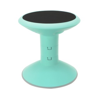 Storex Wiggle stool, 12 to 18-inch, Teal