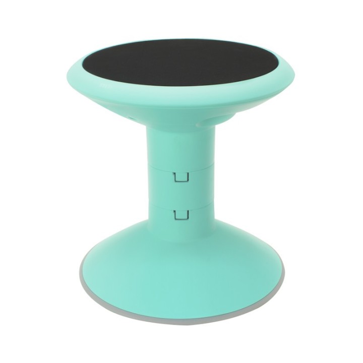 Storex Wiggle stool, 12 to 18-inch, Teal