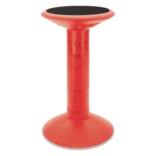 Storex Wiggle stool, 12 to 24-inch, Red