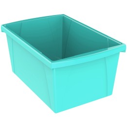 Storex Medium Classroom Storage Bin, Teal