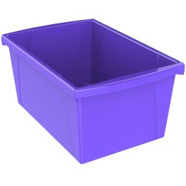 Storex Medium Classroom Storage Bin, Purple