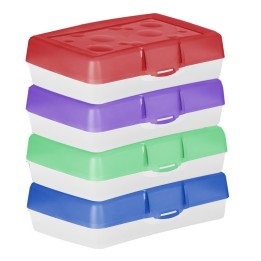 Storex Pencil Case, Assorted Colors