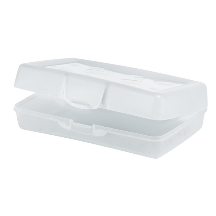 Storex Large Pencil Box, Clear
