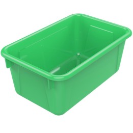Storex Small Cubby Bin, Green