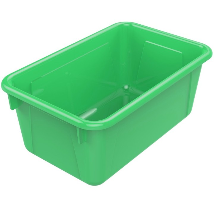 Storex Small Cubby Bin, Green