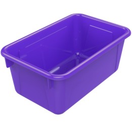 Storex Small Cubby Bin, Purple