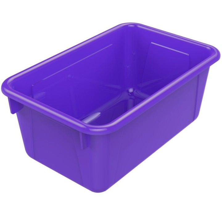Storex Small Cubby Bin, Purple