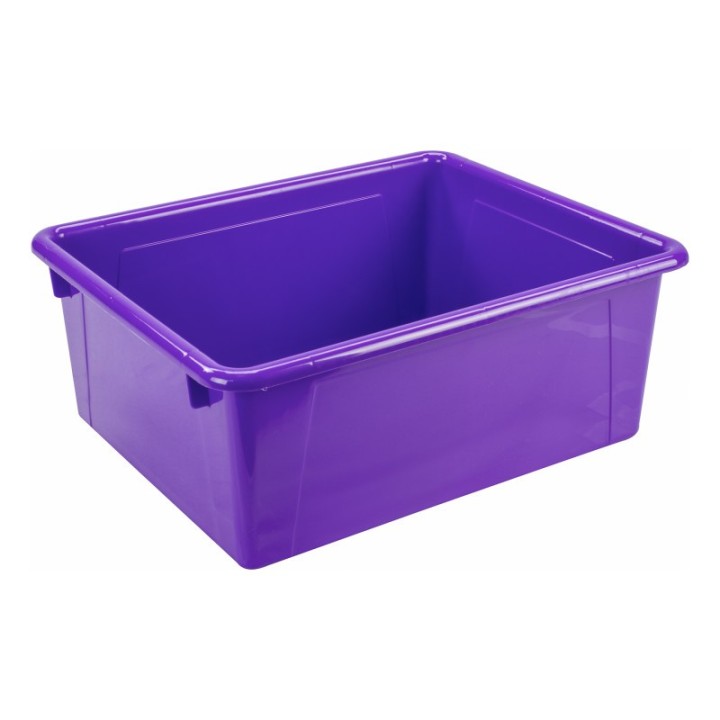 Storex Deep Storage Tray, Purple