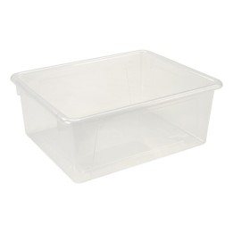 Storex Deep Storage Tray, Clear