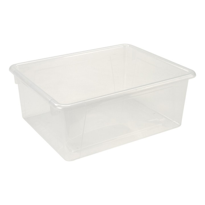 Storex Deep Storage Tray, Clear