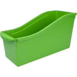 Storex Large Book Bin, Green