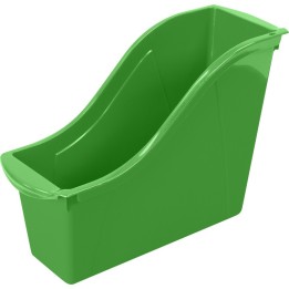 Storex Small Book Bin, Green