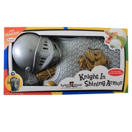 Small World Toys Ryan's Room® Knight in Shining Armor Dress-Up Costume, Silver