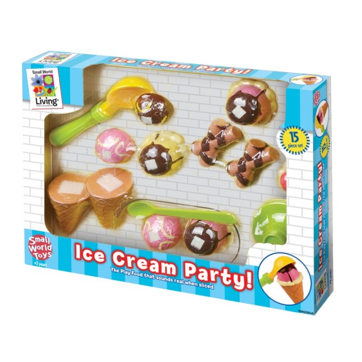 Small World Toys Ice Cream Party! 15-Piece Playset