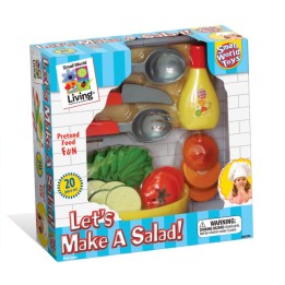 Small World Toys Let's Make A Salad 20-Piece Playset