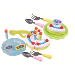 Small World Toys Super Birthday Cake 18-Piece Playset