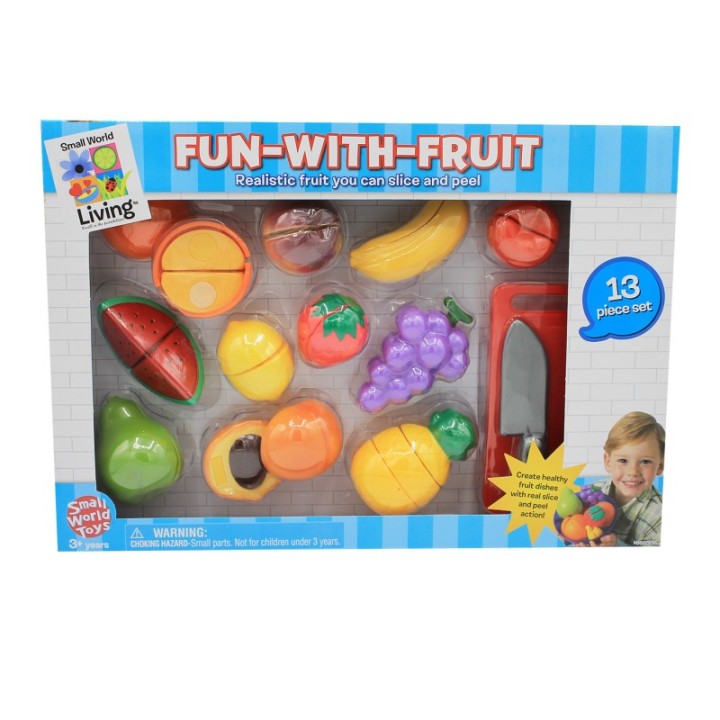 Small World Toys Fun-With-Fruit 13-Piece Playset