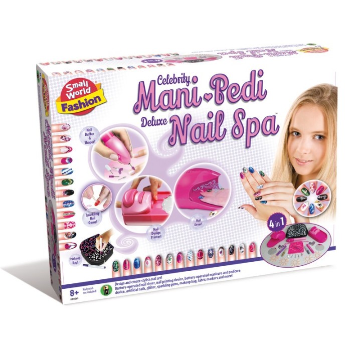 Small World Toys Celebrity Mani Pedi Deluxe Nail Spa Kit