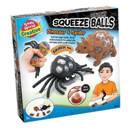 Small World Toys Squishy Squeeze Balls Dinosaur & Spider Kit