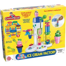 Small World Toys Creative Dough Fun Dough Activity Set - Ice Cream Factory