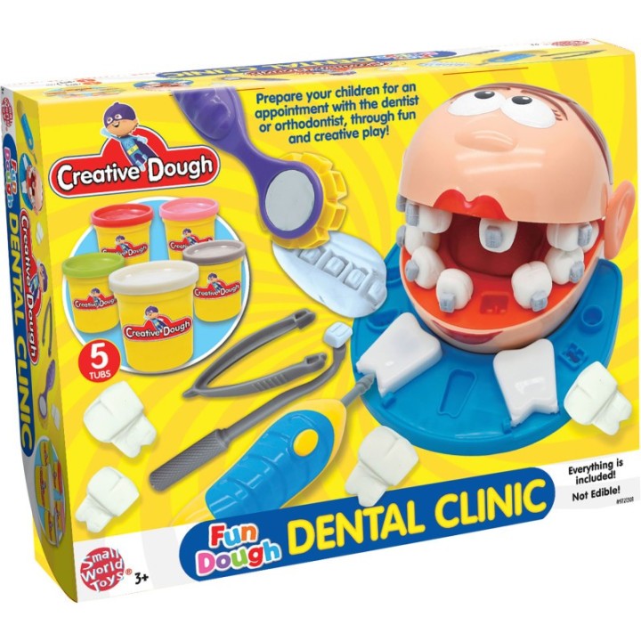 Small World Toys Creative Dough Fun Dough Activity Set - Dental Clinic