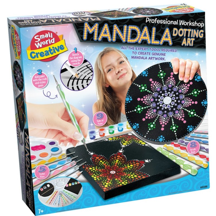 Small World Toys Professional Workshop Mandala Dotting Art