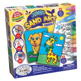 Small World Toys Jumbo Sand Art  Animals