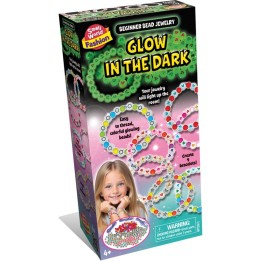 Small World Toys Beginner Bead Jewelry Glow In The Dark Kit