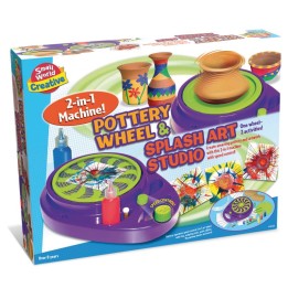 Small World Toys Pottery Wheel & Splash Art Studio