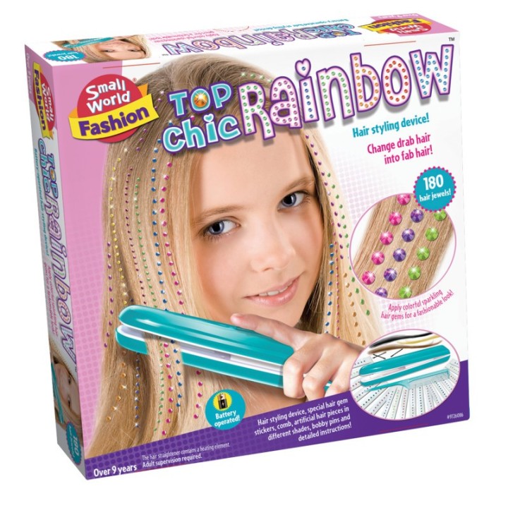 Small World Toys Top Chic Rainbow Hair Art