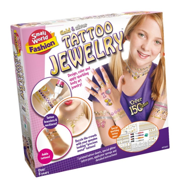 Small World Toys Gold & Silver Tattoo Jewelry