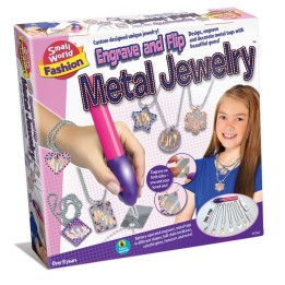 Small World Toys Engrave and Flip Metal Jewelry Maker Kit