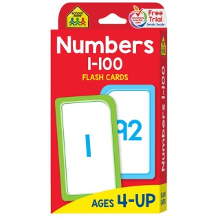 School Zone Publishing Numbers 1-100 Flash Cards