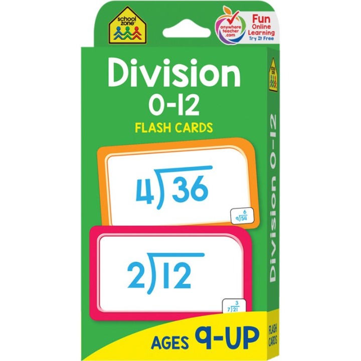School Zone Publishing Division 0-12 Flash Cards