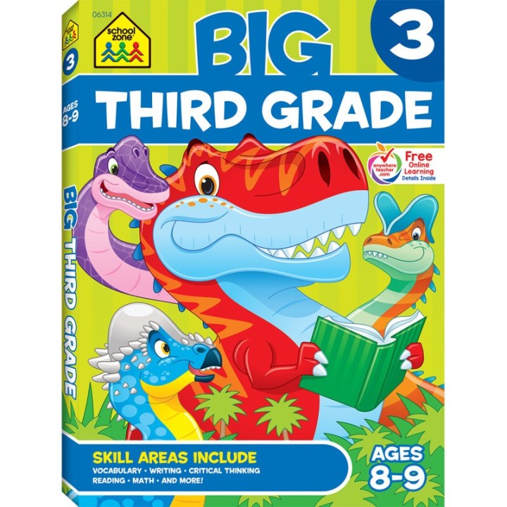 School Zone Publishing BIG Workbook Third Grade