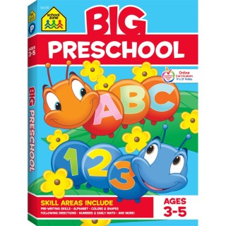School Zone Publishing BIG Workbook, Preschool