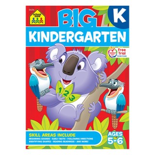 School Zone Publishing BIG Workbook, Kindergarten