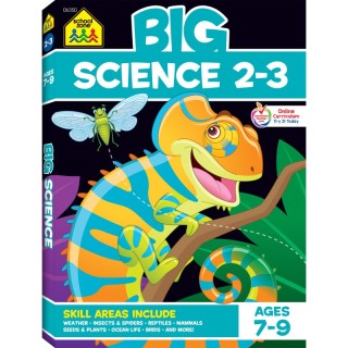 School Zone Publishing Big Workbook Science, Grades 2-3