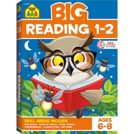 School Zone Publishing Big Workbook Reading, Grades 1-2