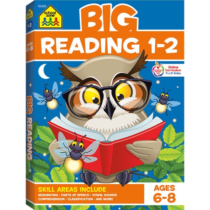 School Zone Publishing Big Workbook Reading, Grades 1-2