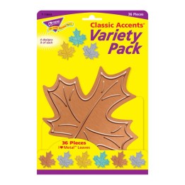 TREND I ♥ Metal™ Leaves Classic Accents® Var. Pack, 36 ct