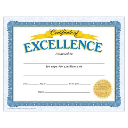 TREND Certificate of Excellence Classic Certificates, 30 ct