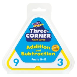 TREND Addition and Subtraction Three-Corner® Flash Cards