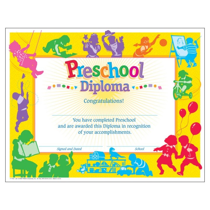 TREND Classic Preschool Diploma , 30 ct